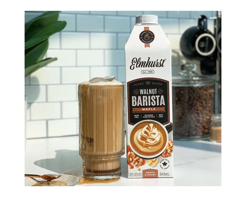 ELMHURST Maple Walnut Barista Milk, 32 Fl Oz - Image 2